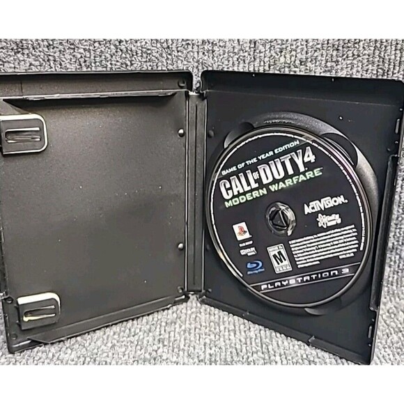 PS3 Call of Duty 4 Modern Warfare Playstation 3 No Manual Tested - Picture 3 of 4